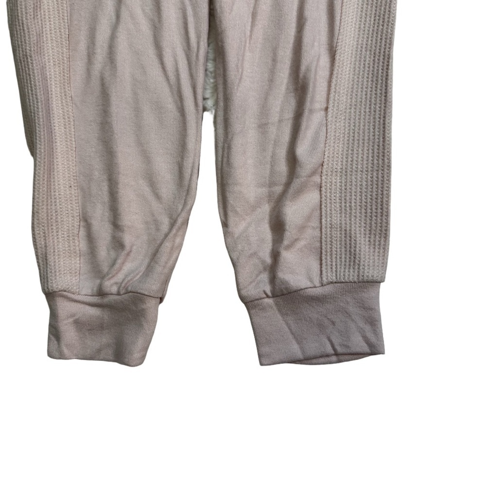 Lisa Robertson Pink Lounge Light Pants Size Small Pockets Elastic Waist Ribbed - Picture 8 of 11